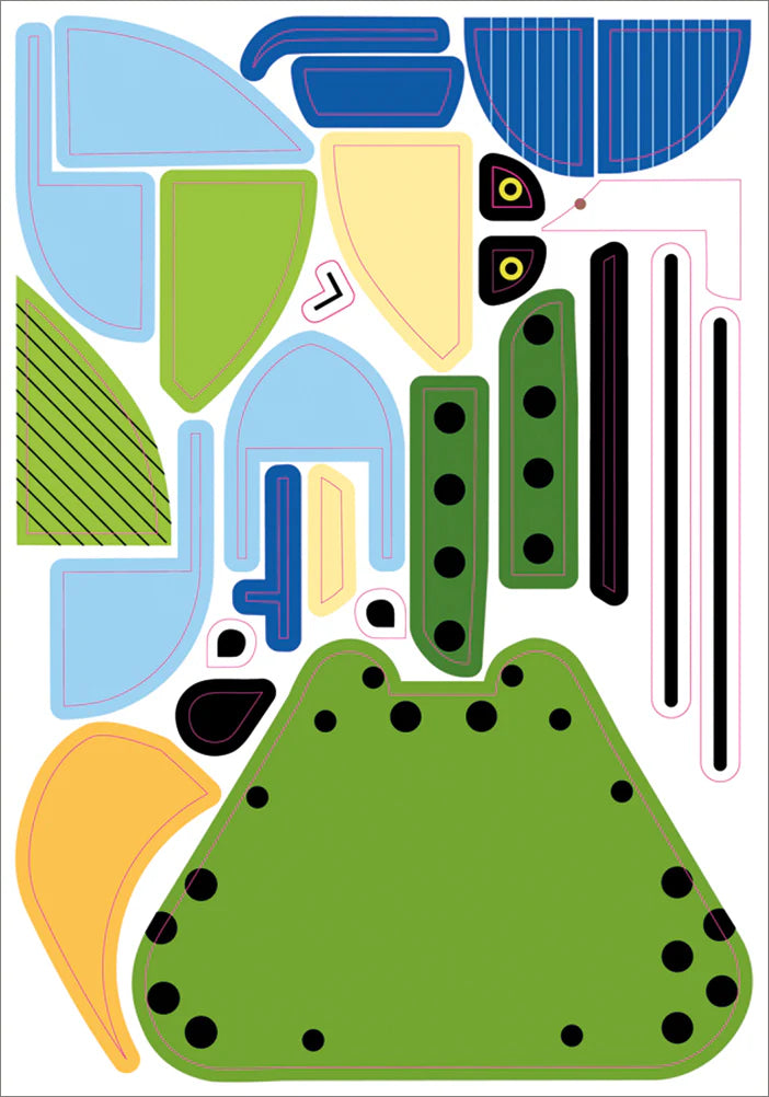 Charley Harper's Sticky Critters - An Animal Sticker Kit