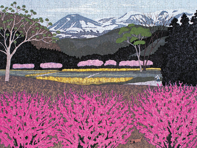 Kazuyuki Ohtsu Flowers In Village 500 Piece Puzzle    