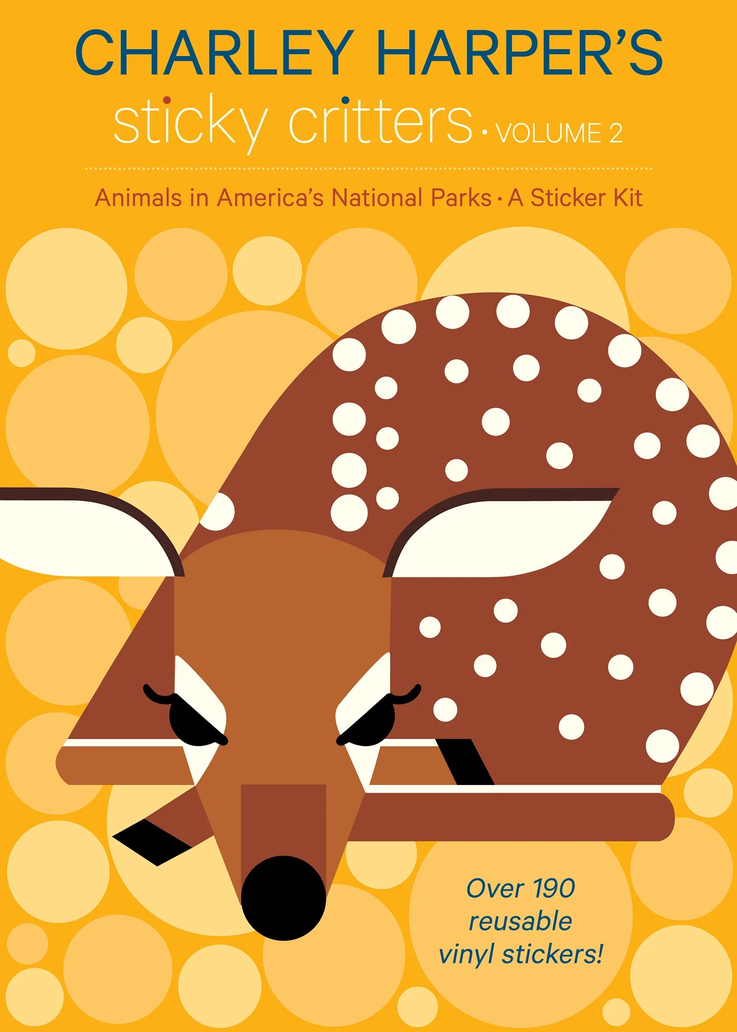 Charley Harper's Sticky Critters, Volume 2 Animals in Americas National Parks Sticker Kit