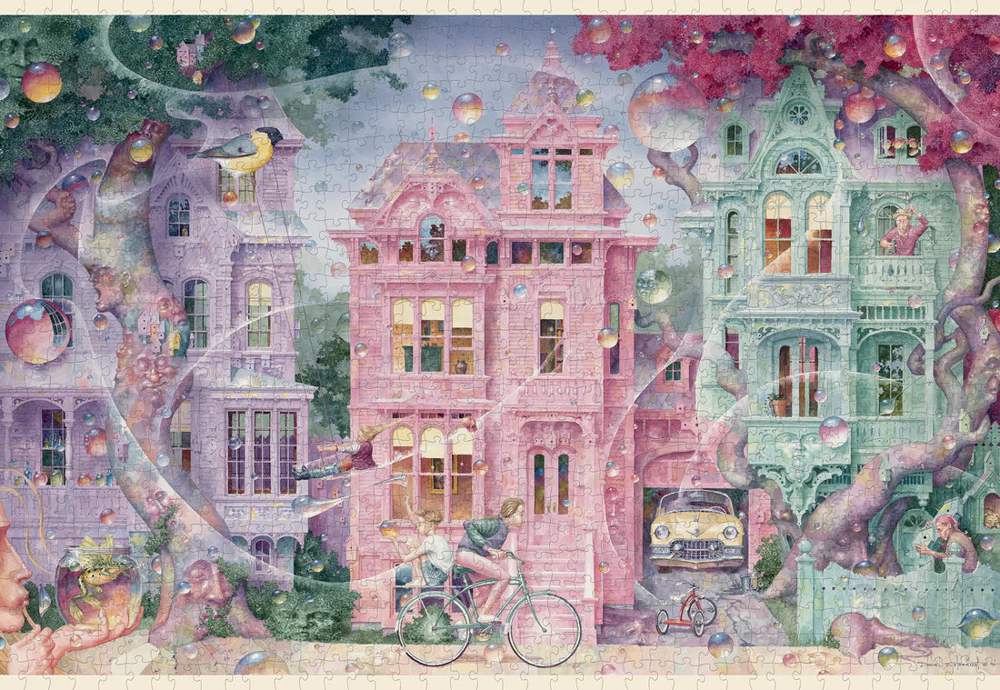 Daniel Merriam Bubble Street 1000 Piece Puzzle