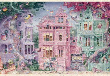Daniel Merriam Bubble Street 1000 Piece Puzzle