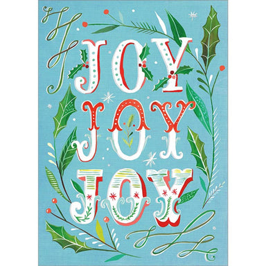 Joy Joy Joy Boxed Christmas Cards    
