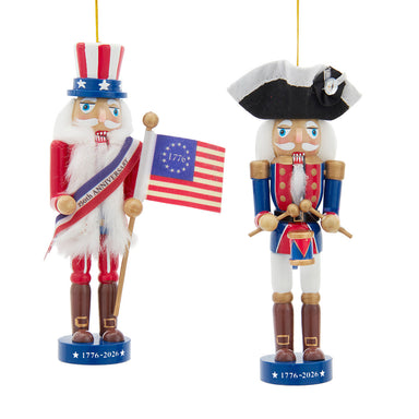 America 250th Nutcracker Ornament (Single) - Random Style