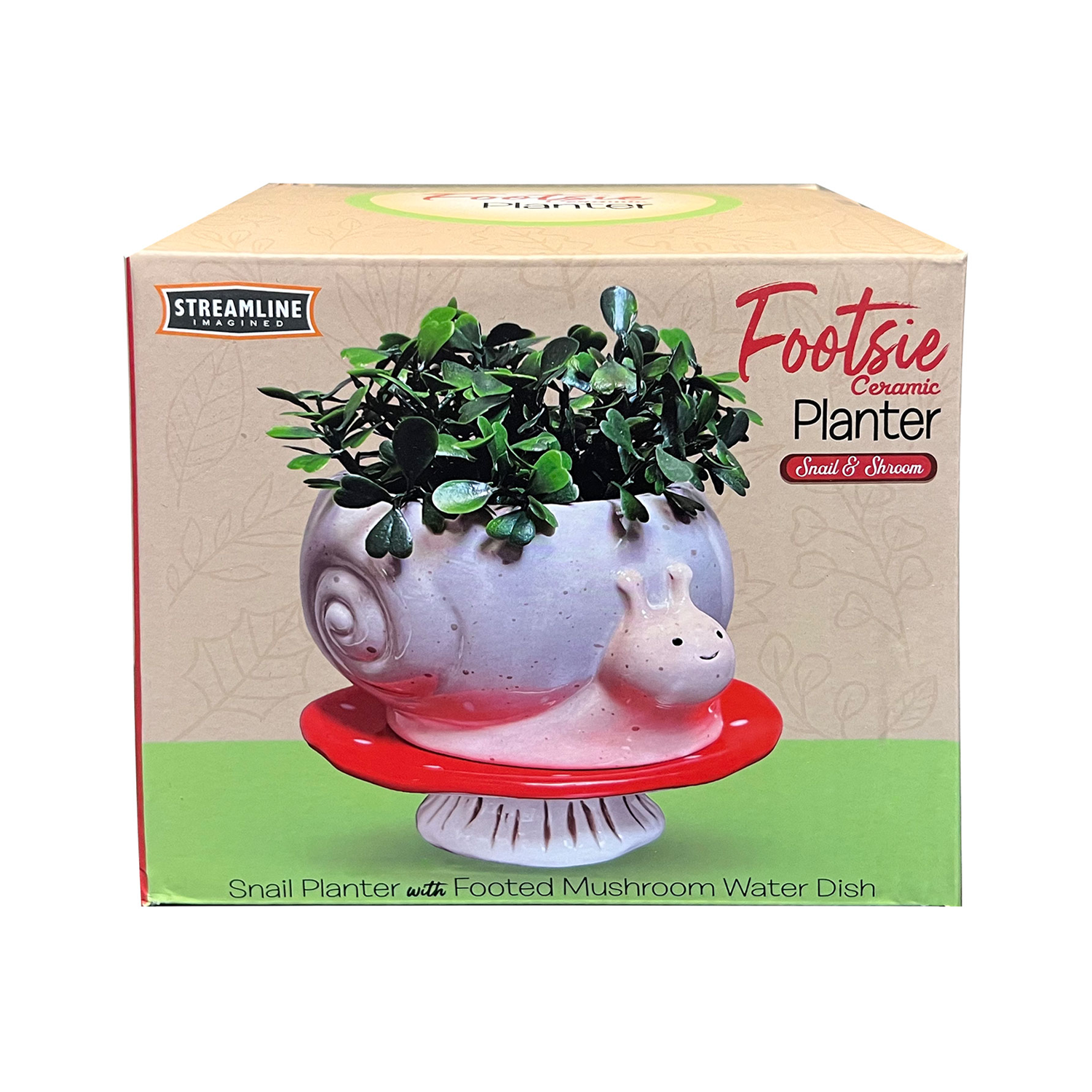 STRM Snail and Mushroom Planter