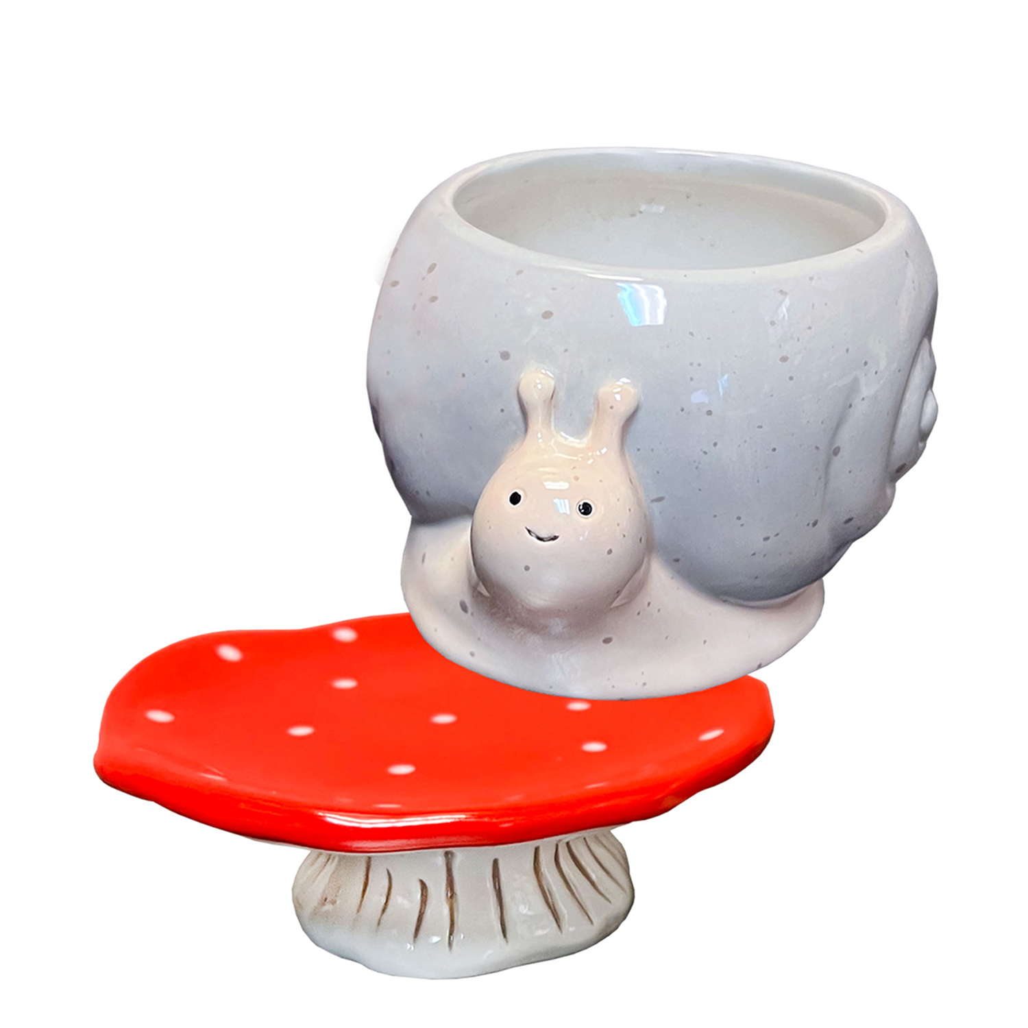 STRM Snail and Mushroom Planter