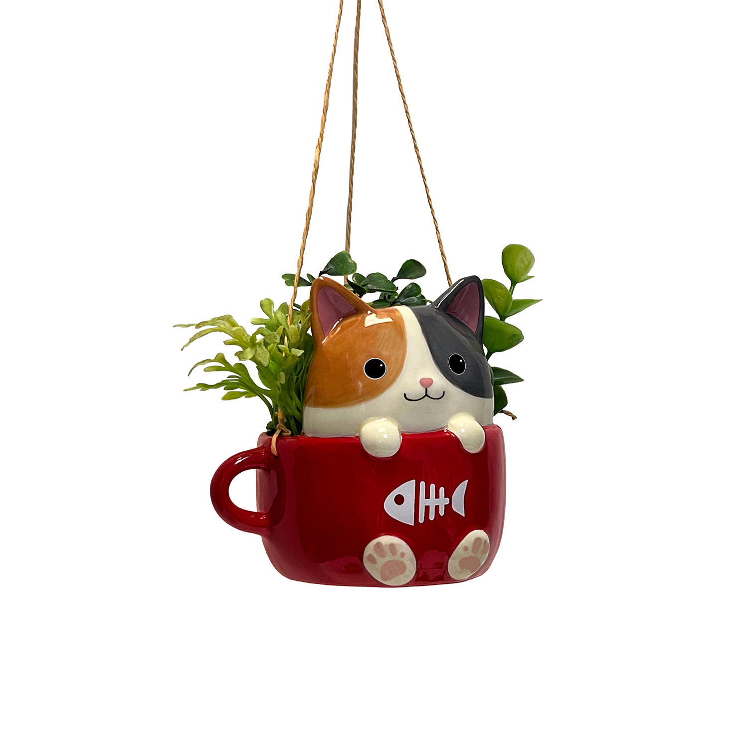 STRM Mini Haning Planter Cups - Cats (Single) - Random Color