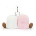 Jellycat Amuseables Pair Of Marshmallows Bag Charm    