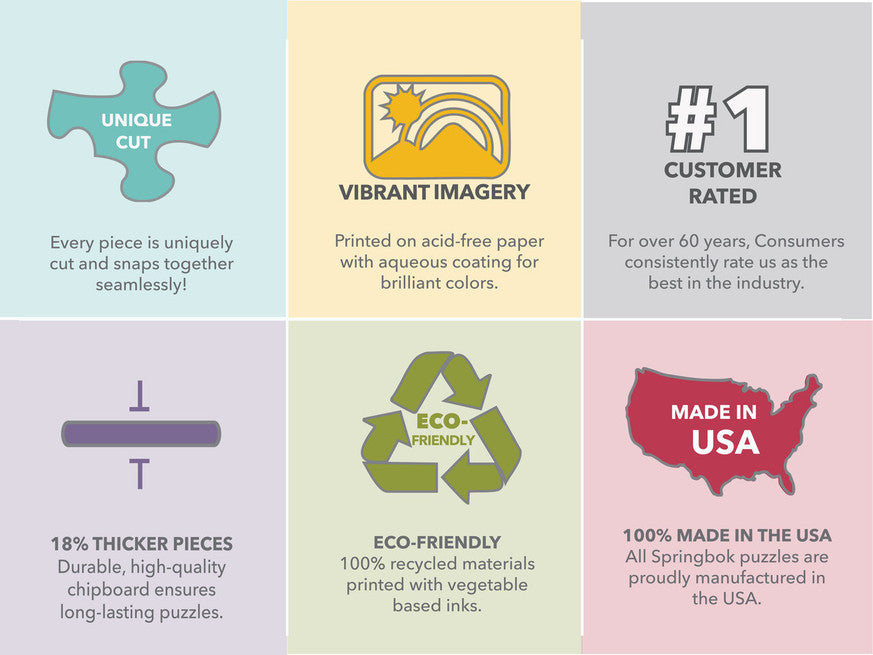 Three Easter Bunnies 500 Piece Puzzle