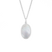 Boma Alina Mother of Pearl Oval Bezel Pendant Necklace