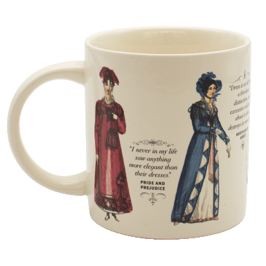 Jane Austen's Regency Finery Heat Transforming Mug    