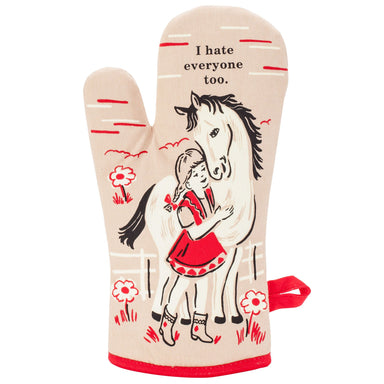 BLUQ I Hate Everyone Too Oven Mitt