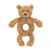 Jellycat Bartholomew Bear Ring Rattle    