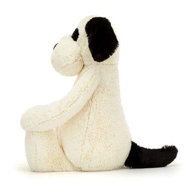 Jellycat Bashful Black & Cream Puppy - Really Big