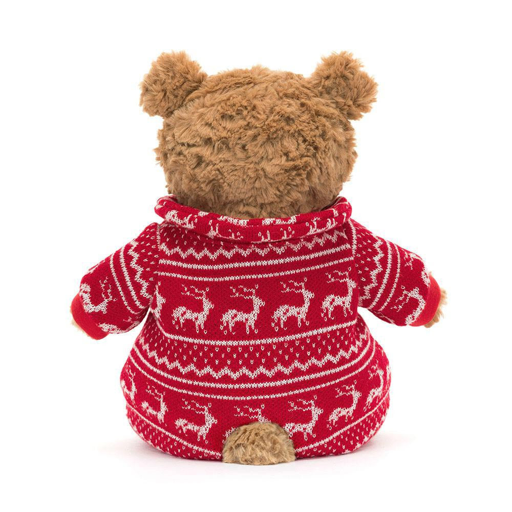 Jellycat Bartholomew Bear in Winter Pajamas    