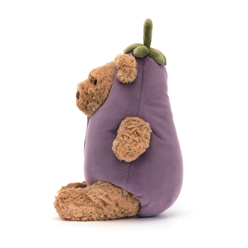 Jellycat Bartholomew Bear Aubergine    