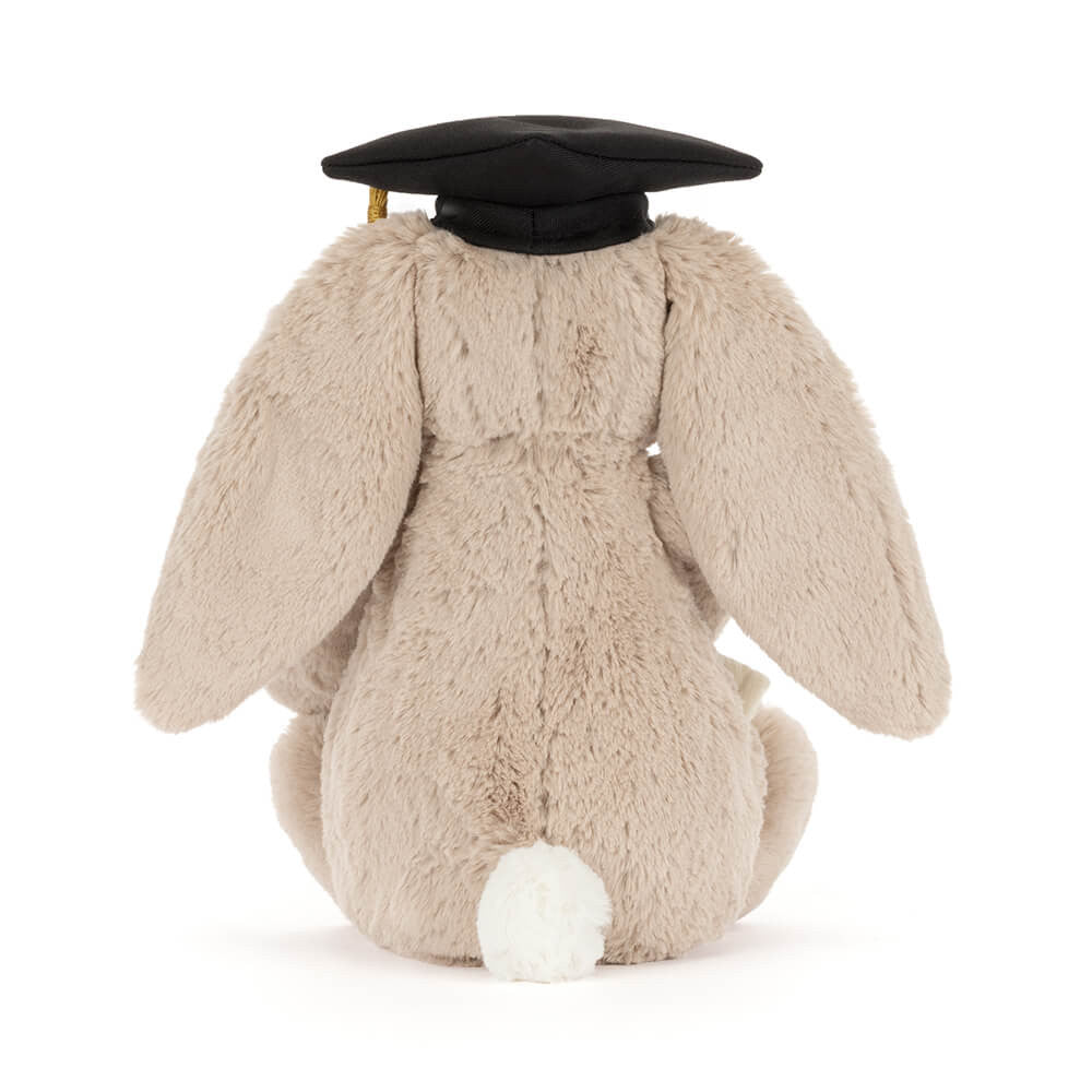 Jellycat Bashful Bunny With Graduation Outfit