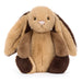Jellycat Bashful Patchwork Brown Bunny - Medium