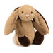 Jellycat Bashful Patchwork Brown Bunny - Medium