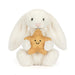 Jellycat Bashful Cream Bunny With Star