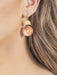 Holly Yashi Royal Moon Earrings - Navy and Silver    