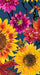Fall Flowers Hostess Napkins    