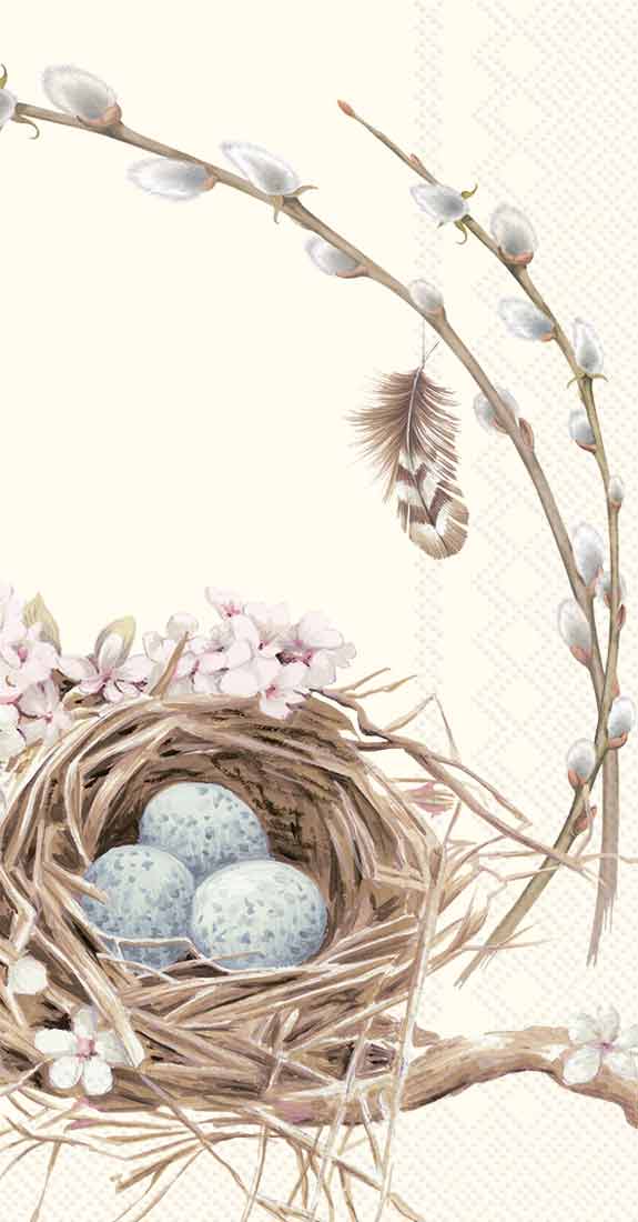 Bird's Nest With Eggs Hostess Napkins    