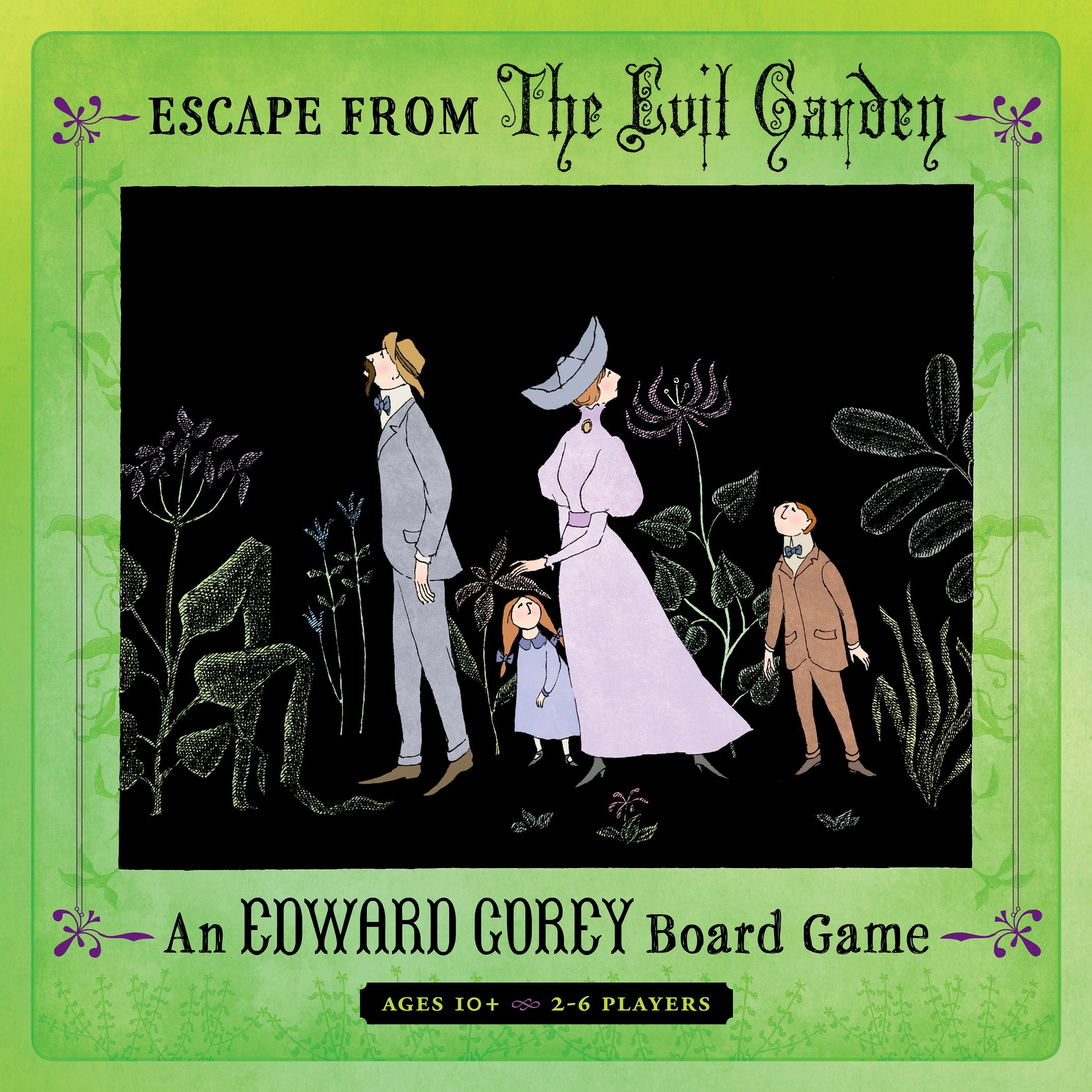 Escape From The Evil Garden - An Edward Gorey Board Game    