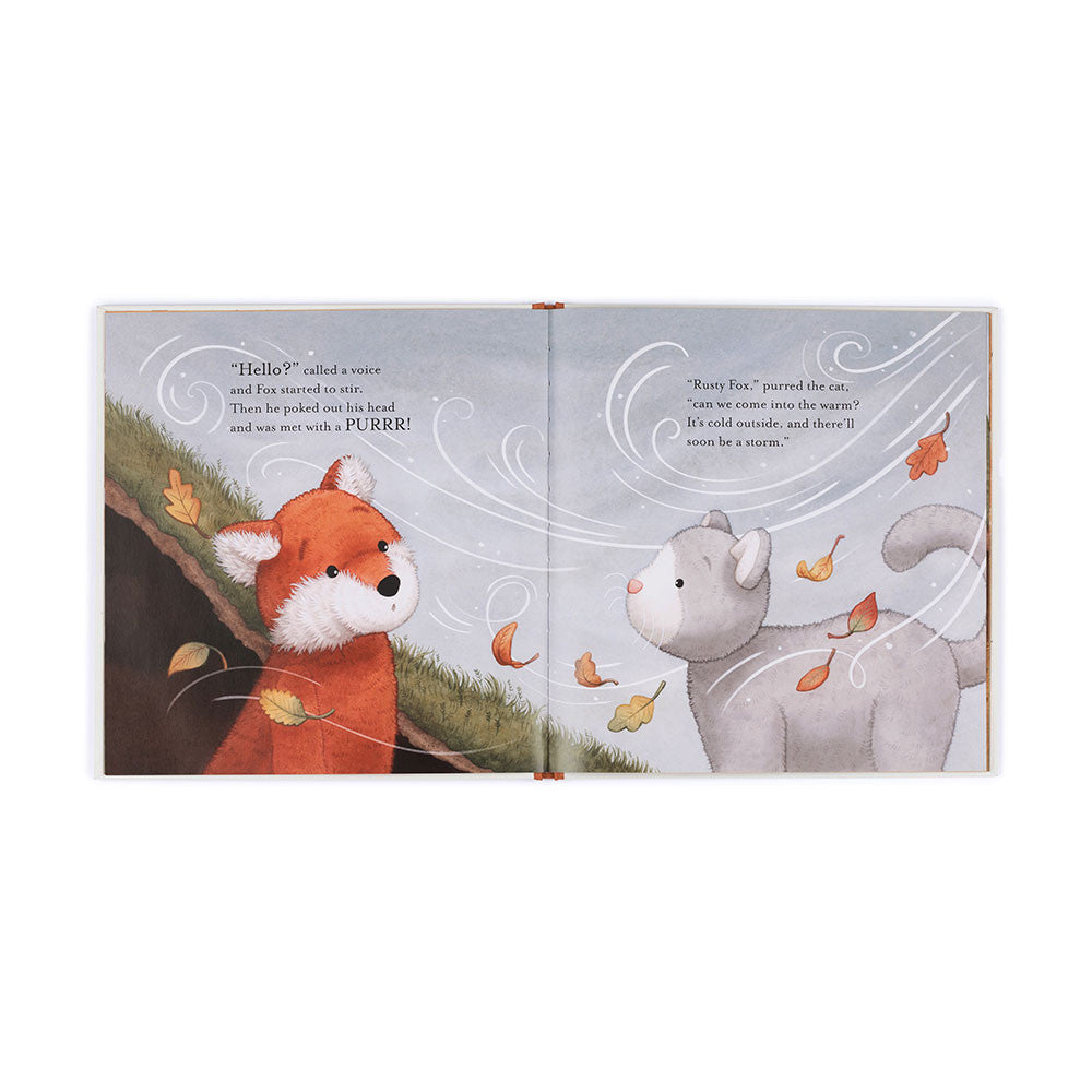 Jellycat Warm In The Storm a Bashful Fox Story Book    