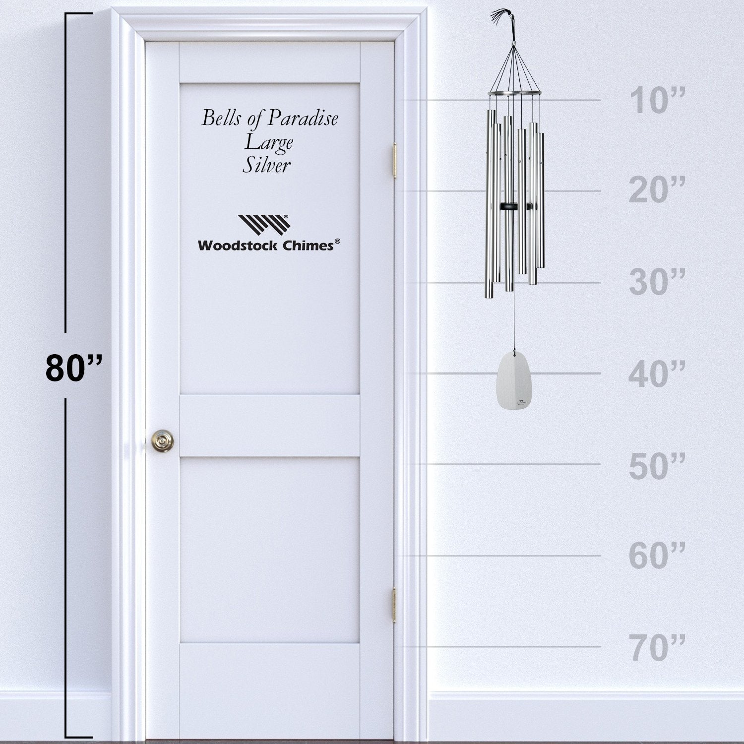 Bells of Paradise - Large 44 Silver