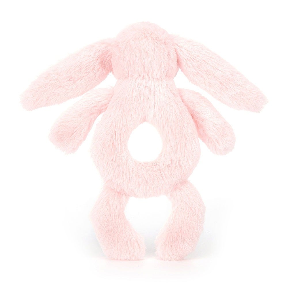 Jellycat Bashful Pink Bunny Ring Rattle    