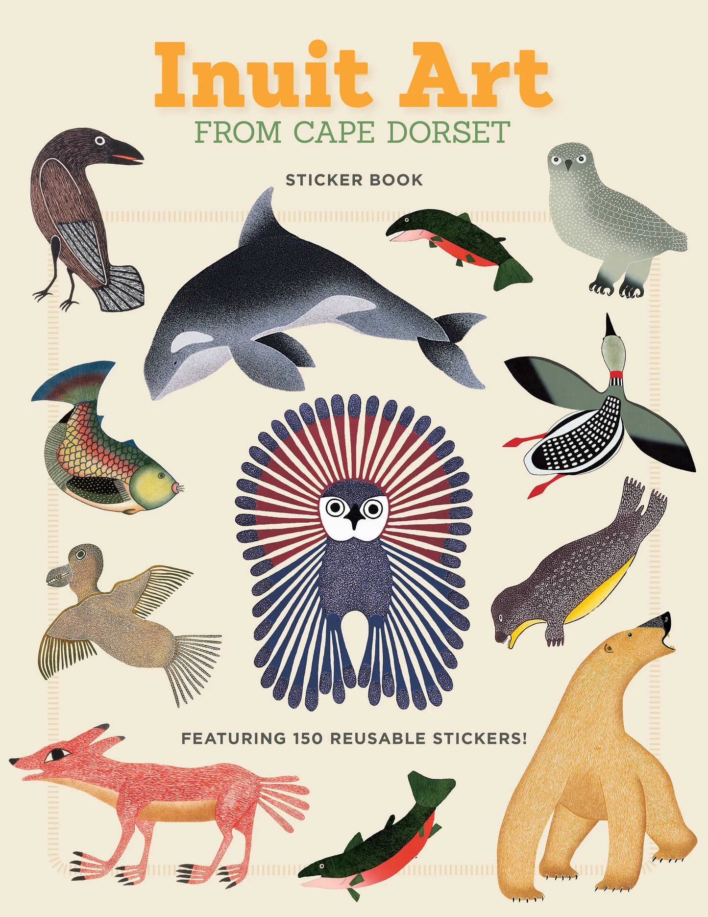 Inuit Art Sticker Book