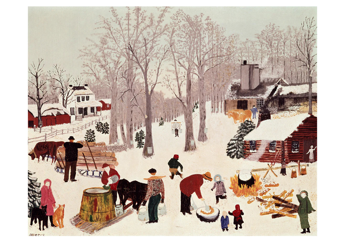 POM Grandma Moses Boxed Notecard Assortment