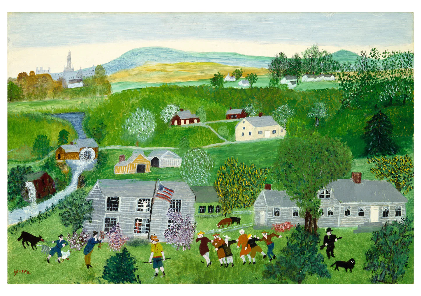 POM Grandma Moses Boxed Notecard Assortment