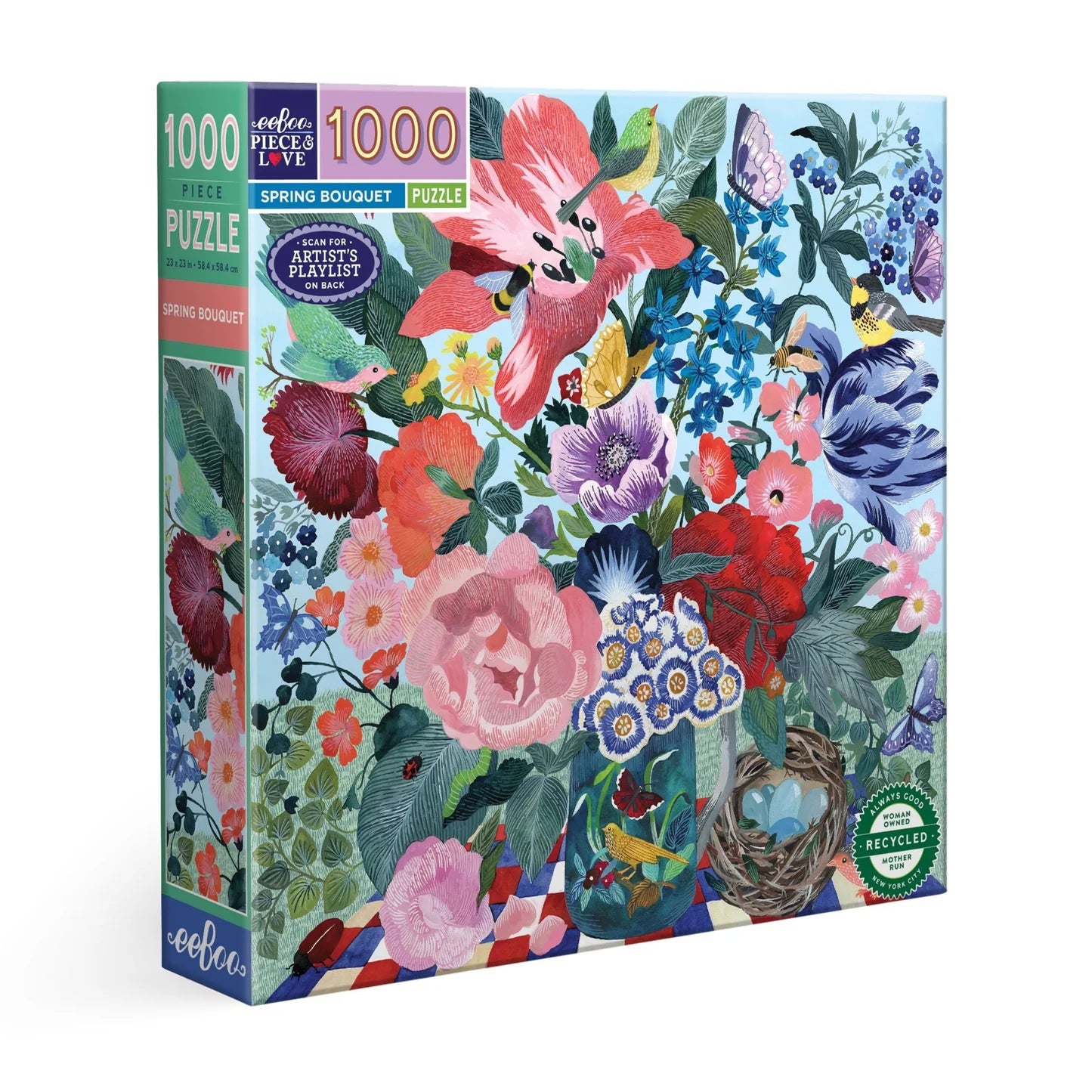 Spring Bouquet 1000 Piece Puzzle