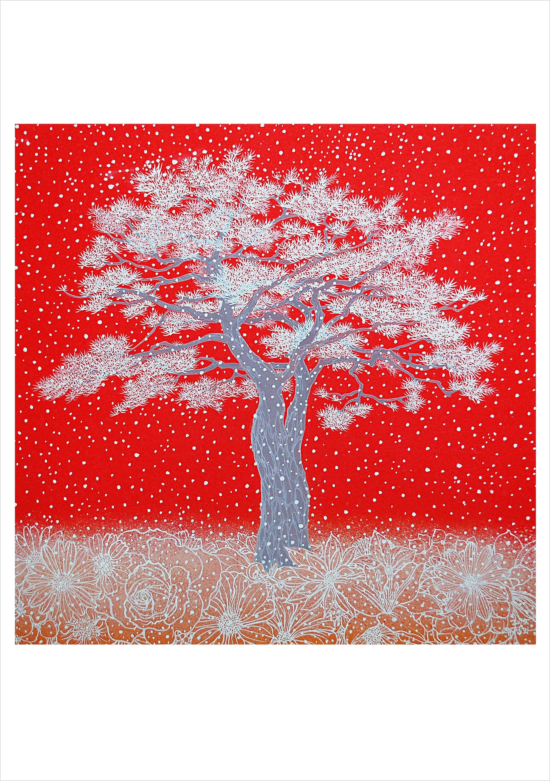 Kyung-Hwa Yu Snow Flower-Pine Boxed Holiday Cards    