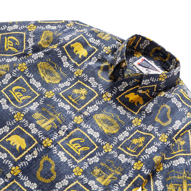 Reyn Spooner UC Berkeley Button Front Camp Shirt    