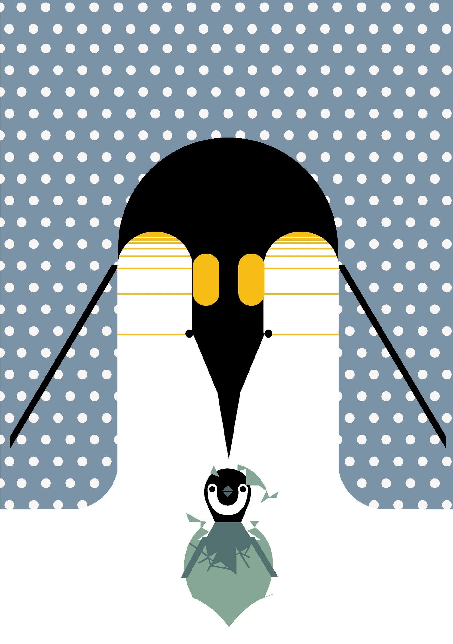 Charley Harper: Penguin Celebration Holiday Cards