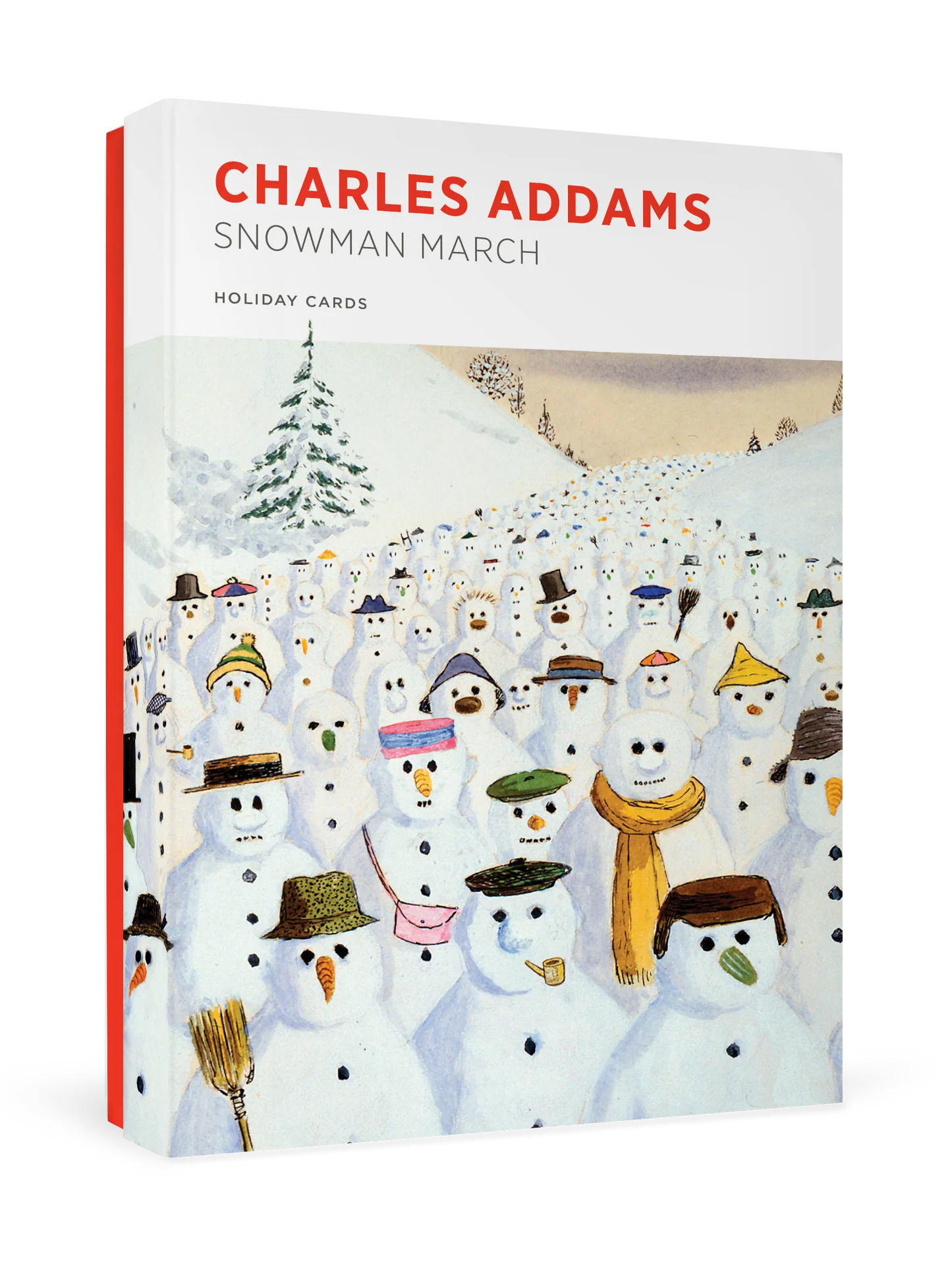 POM Charles Addams: Snowman March Holiday Cards