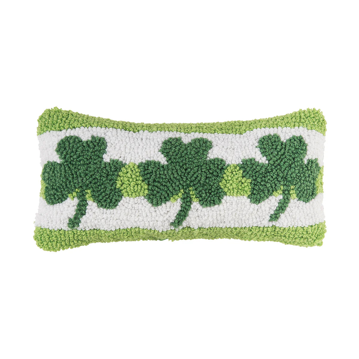 Triple Shamrocks 6x12 Pillow