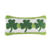Triple Shamrocks 6x12 Pillow