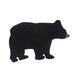 Black Bear Shaped Throw Pillow