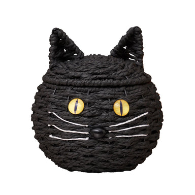 Woven Black Cat Basket