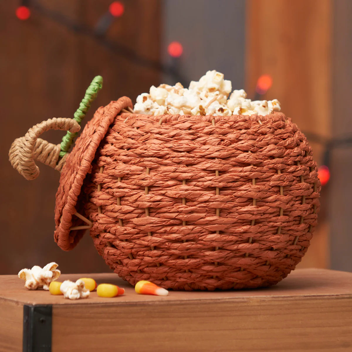 Woven Pumpkin Basket