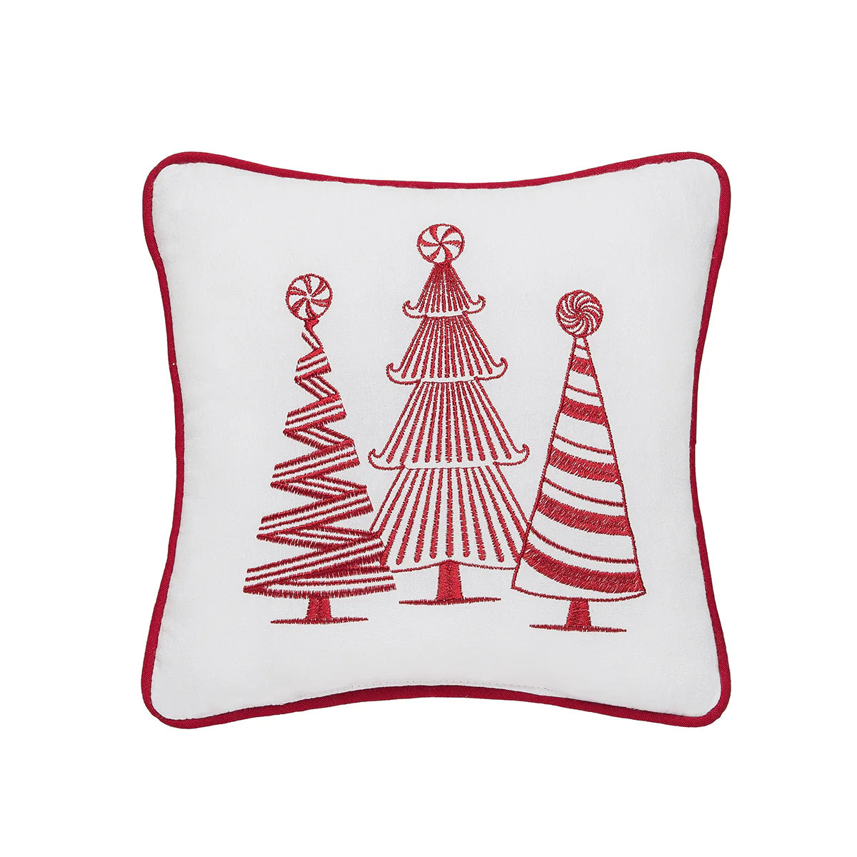 Peppermint Trees 10x10 Pillow