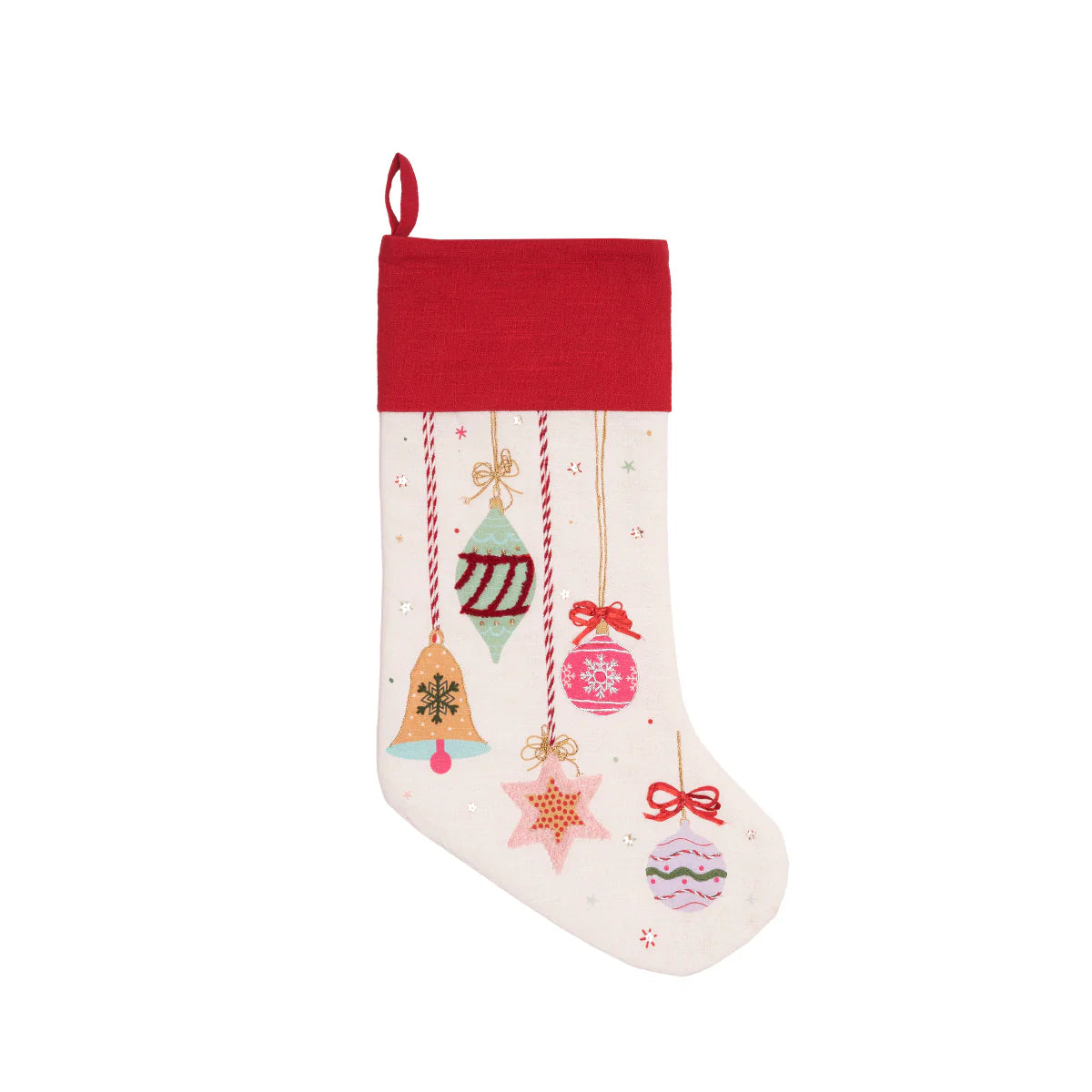 Vintage Ornaments Stocking