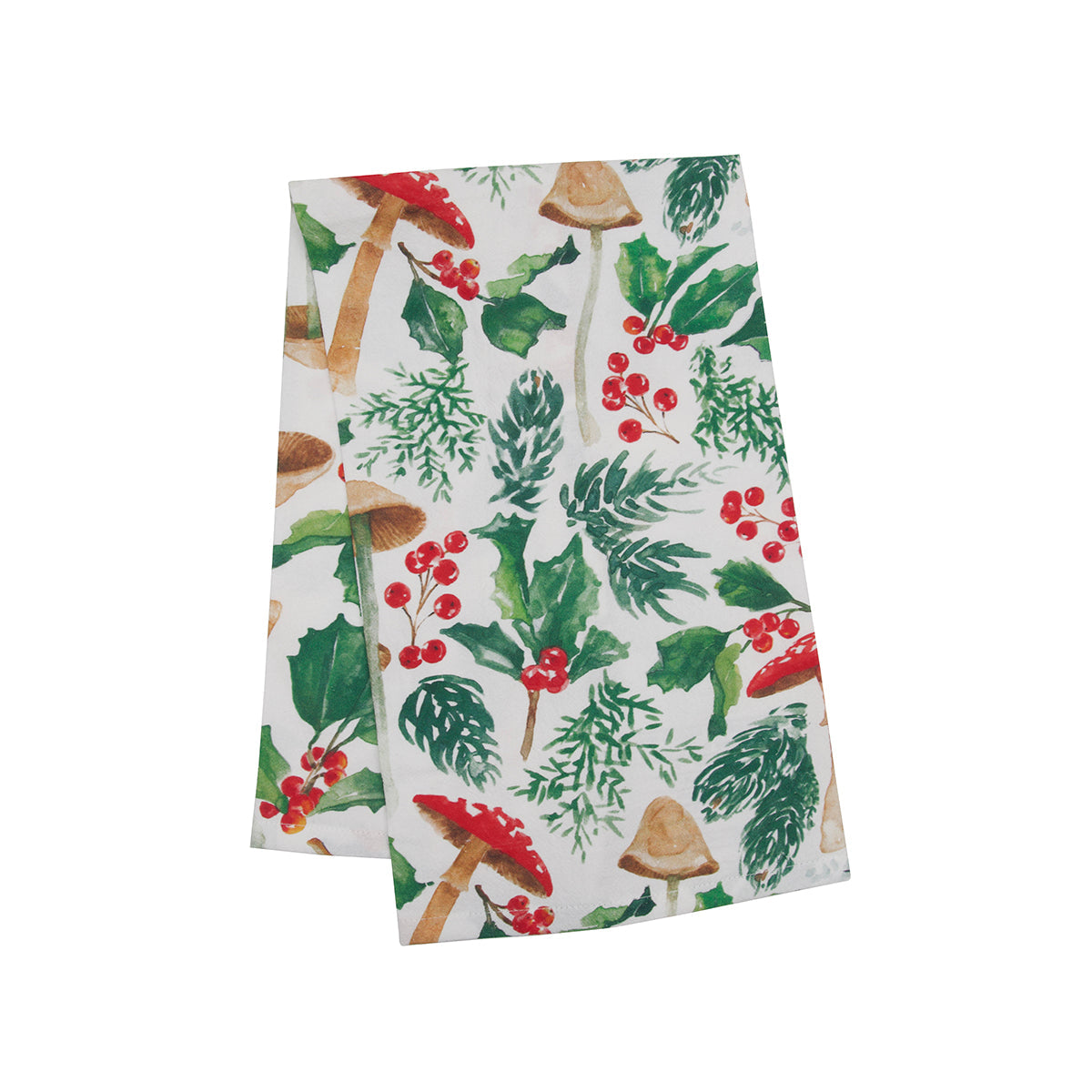 Mushroom Meadow Flour Sack Kitchen Towel    