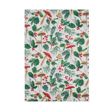 Mushroom Meadow Flour Sack Kitchen Towel    