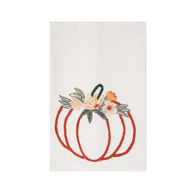 Autumn Pumpkin Floral Kitchen Towel