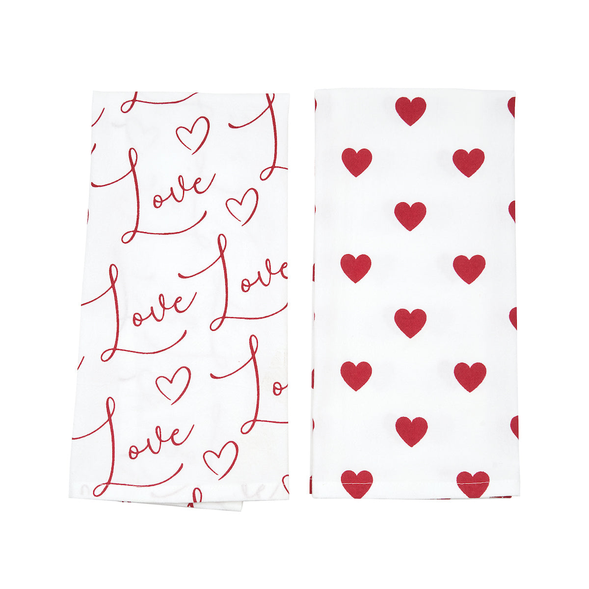Love Heart Kitchen Towel - Set of 2