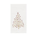 Gold and Red Tree Embroidered Waffle Weave Kitchen Towel    